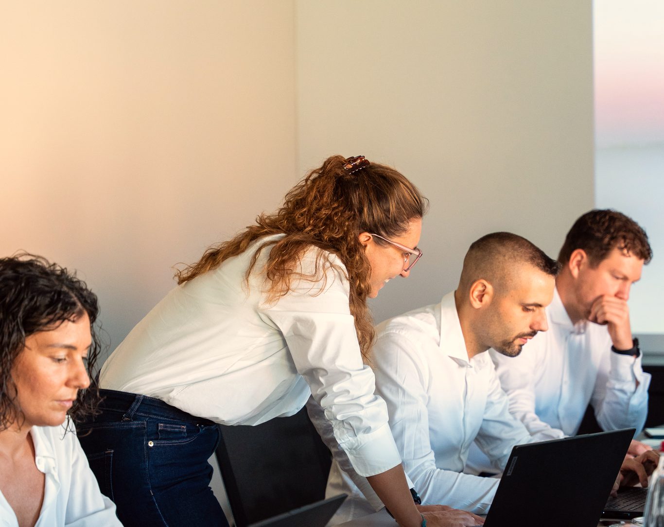 Il team BioManage al lavoro sui dati di un impianto